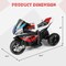 12V Kids Motorcycle Ride-On Toy with USB Port Perfect Gift for Kids Birthdays or Other Festivals